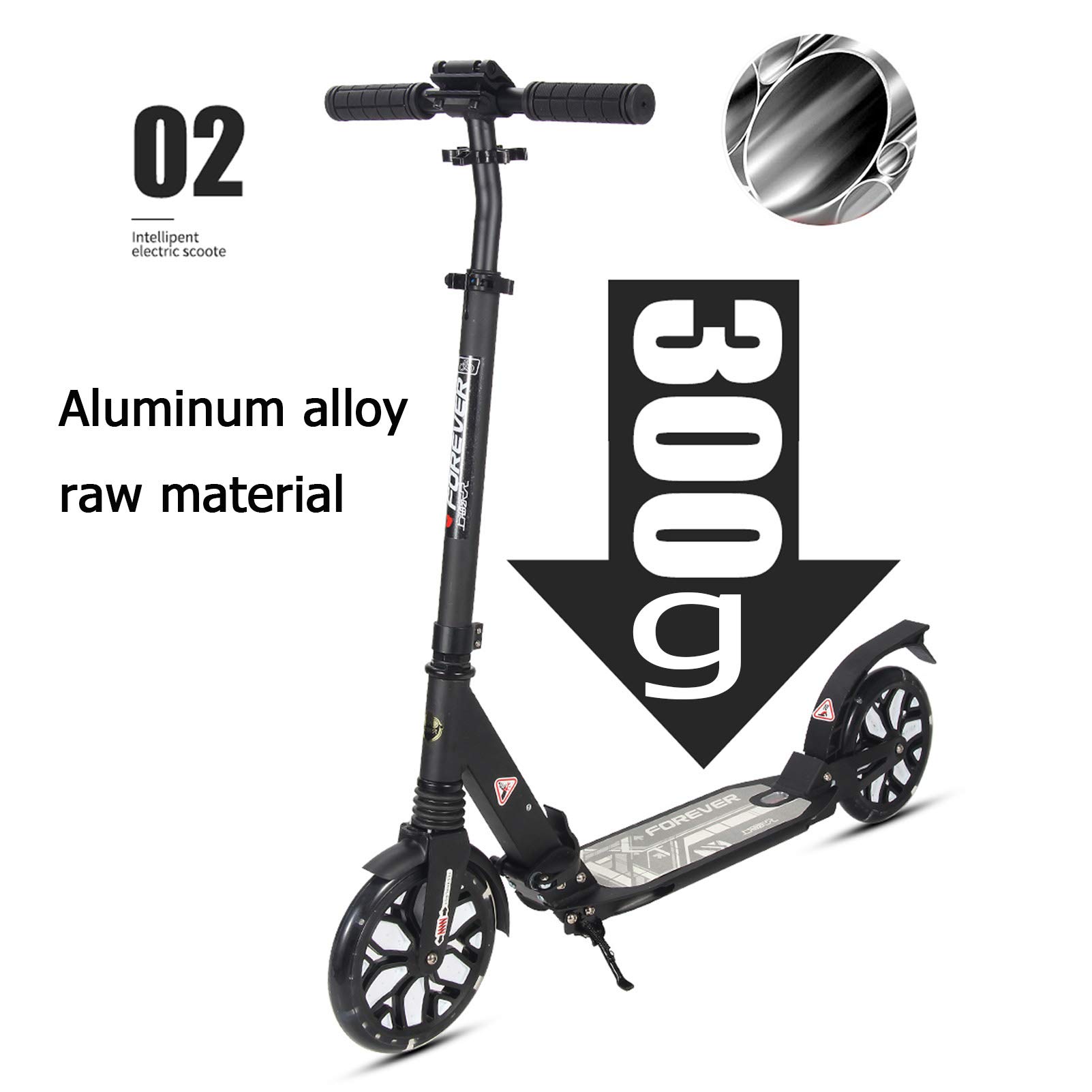 Amazon.co.jp: キックスクーター - 特大8インチホイール、長い